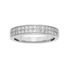 1/2 Carat T.w. Igl Certified Diamond 14k Gold Wedding Ring, Women's, Size: 8, White