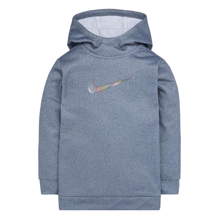 Girls 4-6x Nike Therma-fit Swoosh Hoodie, Size: 6x, Grey Other