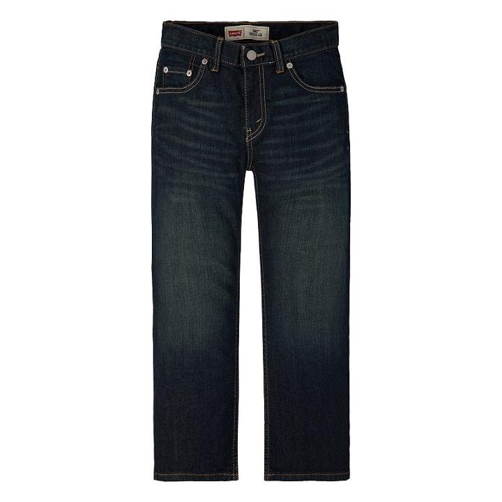 Husky Boys 8-20 Levi's&reg; 505&trade; Regular-fit Straight-leg Jeans, Boy's, Size: 12 Husky, Blue (navy)
