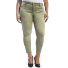 Juniors' Plus Size Crave Colored Ankle Skinny Jeans, Girl's, Size: 20 W, Med Blue