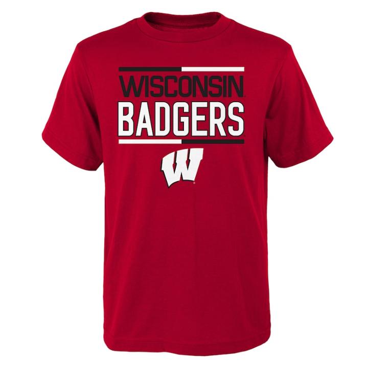 Boys 4-18 Wisconsin Badgers Density Tee, Size: 8-10, Dark Red