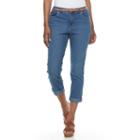Women's Gloria Vanderbilt Stefania Slim Fit Ankle Jeans, Size: 8, Blue