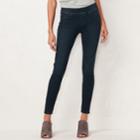 Women's Lc Lauren Conrad Pull-on Skinny Ankle Jeggings, Size: 10, Dark Blue