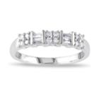 Lovemark 10k Gold 1/4 Carat T.w. Diamond Cluster Ring, Women's, Size: 6, White