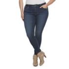 Plus Size Jennifer Lopez Skinny Jeans, Women's, Size: 22 W, Dark Blue