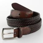 Dockers&reg; Tubular Stretch Braided Leather Belt, Men's, Size: 38, Brown