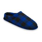 Men's Dearfoams Quilted Clog Slippers, Size: Medium, Dark Blue