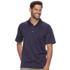 Men's Haggar Cool 18&reg; Pro Regular-fit Performance Polo, Size: Large, Blue