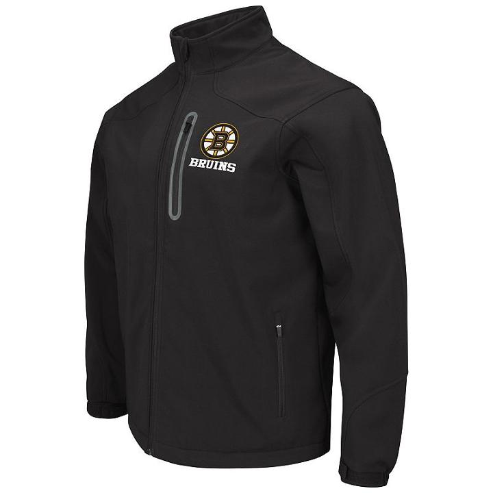 Men's Boston Bruins Softshell Jacket, Size: Medium, Black