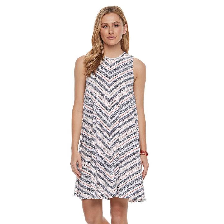 Women's Sonoma Goods For Life&trade; Swing Dress, Size: Xl, Natural