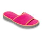 Dearfoams Women's Scuff Slippers, Size: Medium, Purple Oth