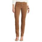 Women's Chaps 4-way Stretch Pant, Size: 2 Short, Brown