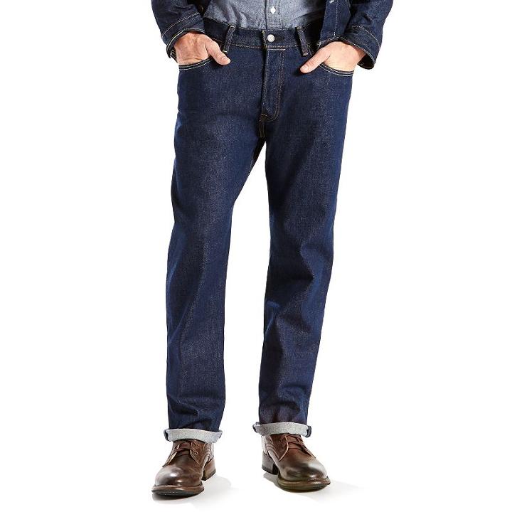 Big & Tall Levi's® 501® Original Shrink-to-fit™ Jeans, Men's, Size: 48x29, Dark Blue