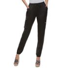 Women's Jennifer Lopez Cargo Jogger Pants, Size: 16, Black
