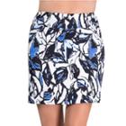 Women's Tail Ilse Classic Fit Knit Printed Pull-on Golf Skort, Size: Xs, Blue Other