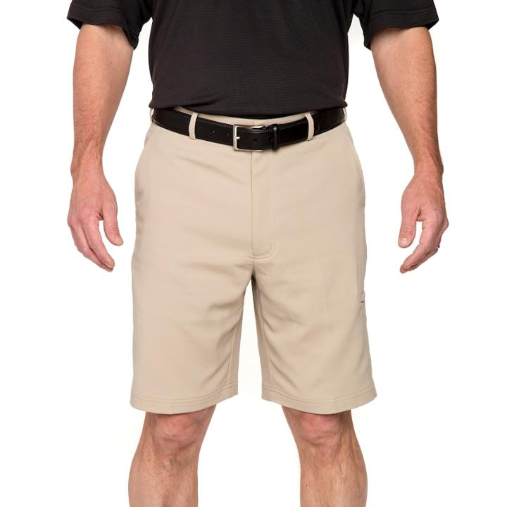 Men's Pebble Beach Classic-fit Dobby Diamond Cargo Performance Golf Shorts, Size: 38, Med Beige