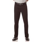 Men's Chaps Flat-front Pants, Size: 38x30, Black