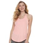 Juniors' So&reg; Slubbed Shirttail Tank, Teens, Size: Small, Brt Orange