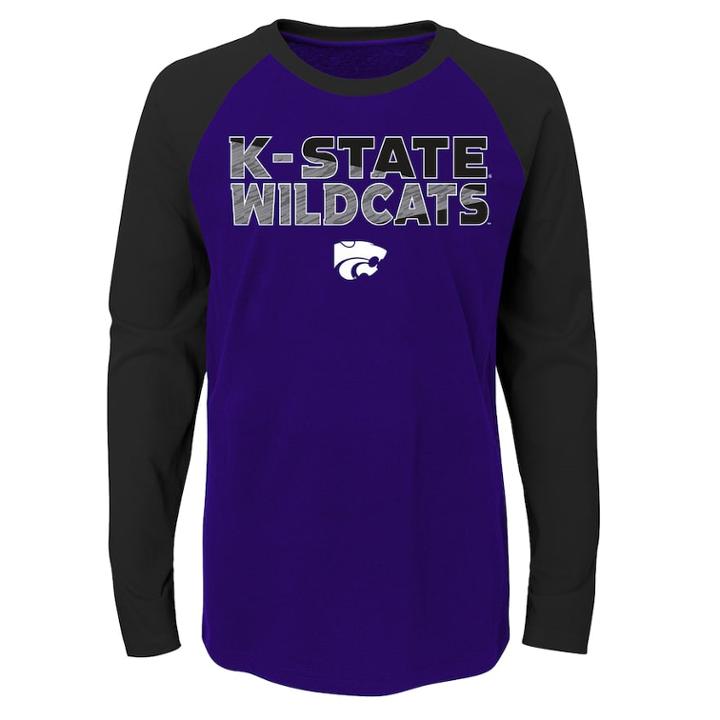 Boys 4-18 Kansas State Wildcats Flux Tee, Size: 6-7, Purple