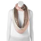 Apt. 9&reg; Ombre Pleated Infinity Scarf, Women's, Med Pink