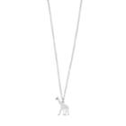 Lc Lauren Conrad Giraffe Pendant Necklace, Women's, Silver