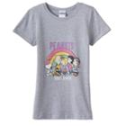 Girls 7-16 Peanuts Rainbow Graphic Tee, Girl's, Size: Small, Dark Grey