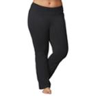 Plus Size Marika Weekend Sanded Dry Wik Bootleg Yoga Pants, Women's, Size: 2x Short, Black