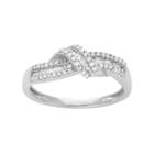 Sterling Silver 1/5 Carat T.w. Diamond Ring, Women's, Size: 7, White