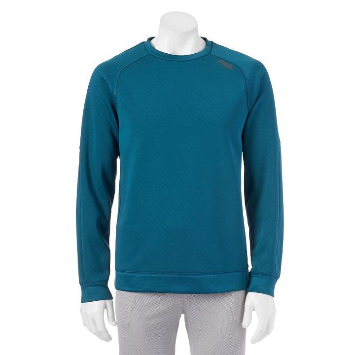 Big & Tall Fila Sport&reg; Alpha Fleece Crew Sweatshirt, Men's, Size: 3xb, Dark Blue
