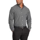 Men's Chaps Classic-fit Stretch Button-down Shirt, Size: Medium, Black