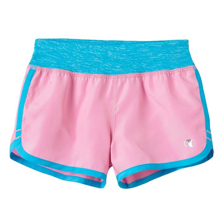 Toddler Girl Champion Dolphin Hem Running Shorts, Size: 3t, Light Pink