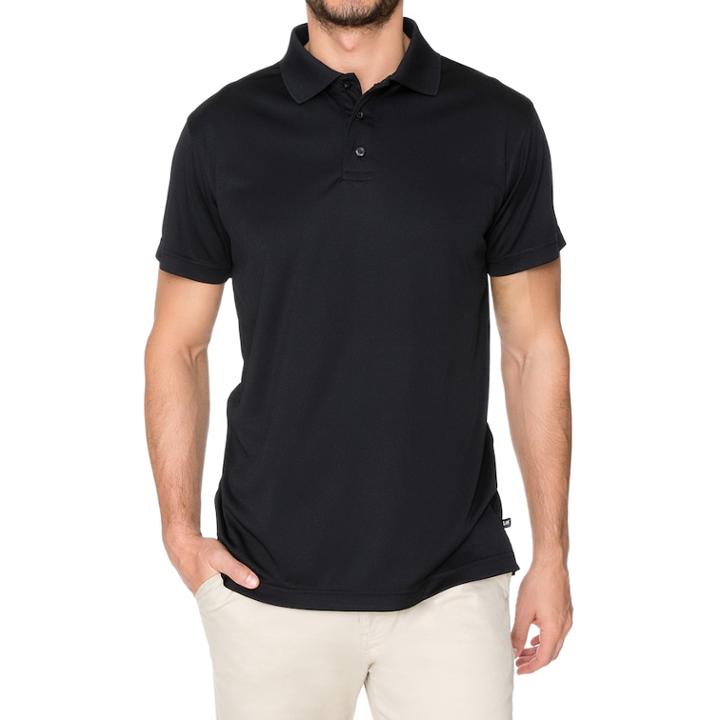 Men's Lee Sport Polo, Size: Medium, Black