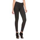 Women's Jennifer Lopez Skinny Jeans, Size: 0 T/l, Black