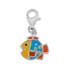 Personal Charm Sterling Silver Fish Charm, Women's, Multicolor