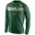 Men's Nike Baylor Bears Football Practice Long-sleeve Tee, Size: Xxl, Green