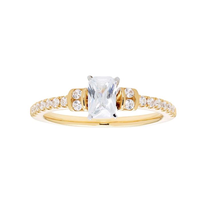 14k Gold Emerald Cut 3/4 Carat T.w. Igl Certified Diamond Engagement Ring, Women's, Size: 6, White