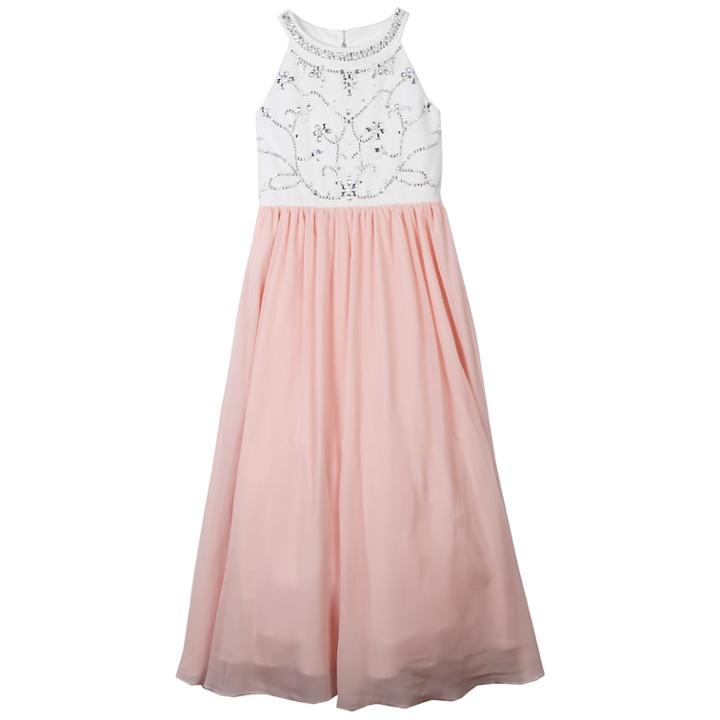 Girls 7-16 Speechless Sparkle Bodice Maxi Dress, Size: 10, Dark Pink