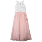 Girls 7-16 Speechless Sparkle Bodice Maxi Dress, Size: 10, Dark Pink