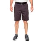 Men's Pebble Beach Classic-fit Plaid Marled Performance Tech Shorts, Size: 34, Black