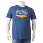 Big & Tall Sonoma Goods For Life&trade; Vintage Supply Co. Tee, Men's, Size: 3xb, Blue (navy)