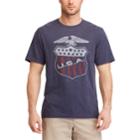 Big & Tall Chaps Fishing Graphic Tee, Men's, Size: Xl Tall, Blue (navy)
