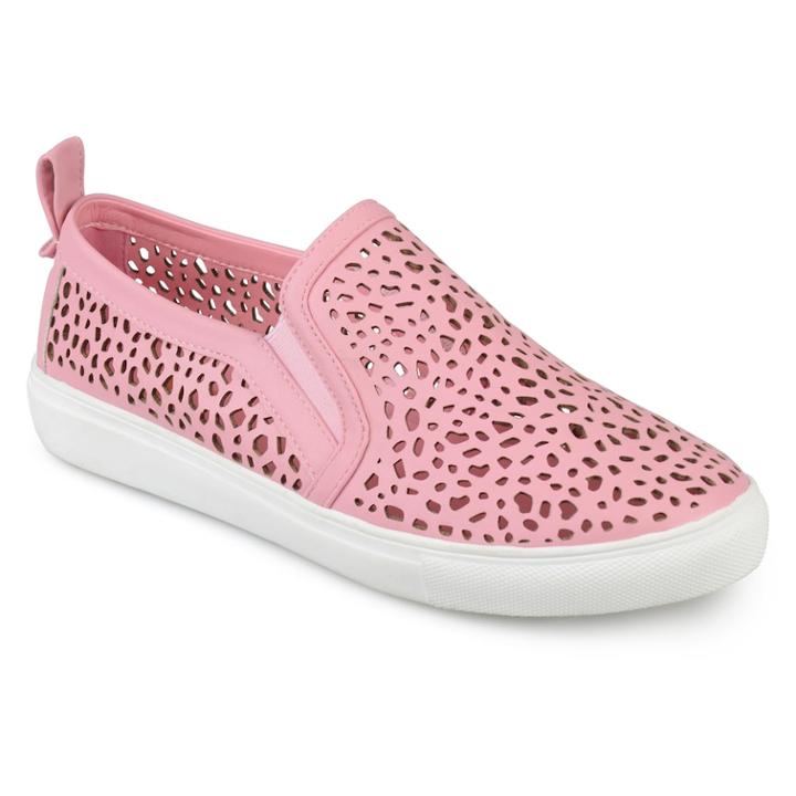Journee Collection Kenzo Women's Sneakers, Size: Medium (11), Light Pink
