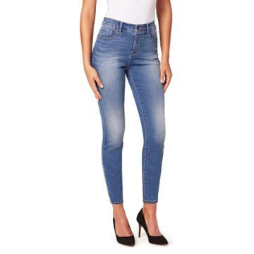 Women's Miracle Jean Faith Slimming Ankle Jeans, Size: 14, Blue