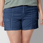 Plus Size Sonoma Goods For Life&trade; Comfort Waist Cargo Shorts, Women's, Size: 24 W, Dark Blue