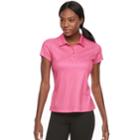 Women's Fila Sport&reg; Short Sleeve Printed Golf Polo, Size: Small, Med Pink