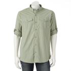 Men's Columbia Glen Meadow Button-down Shirt, Size: Small, Green