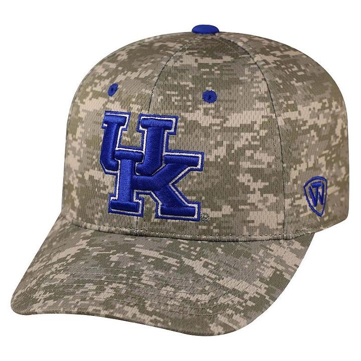 Adult Top Of The World Kentucky Wildcats Digital Camo One-fit Cap, Grey Other