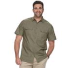 Big & Tall Croft & Barrow&reg; Regular-fit Outdoor Quick-dry Button-down Shirt, Men's, Size: 3xl Tall, Green