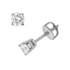 18k White Gold 1/2-ct. T.w. Igl Certified Colorless Round-cut Diamond Solitaire Earrings, Women's