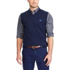 Big & Tall Chaps Regular-fit Sweater Vest, Men's, Size: L Tall, Blue (navy)